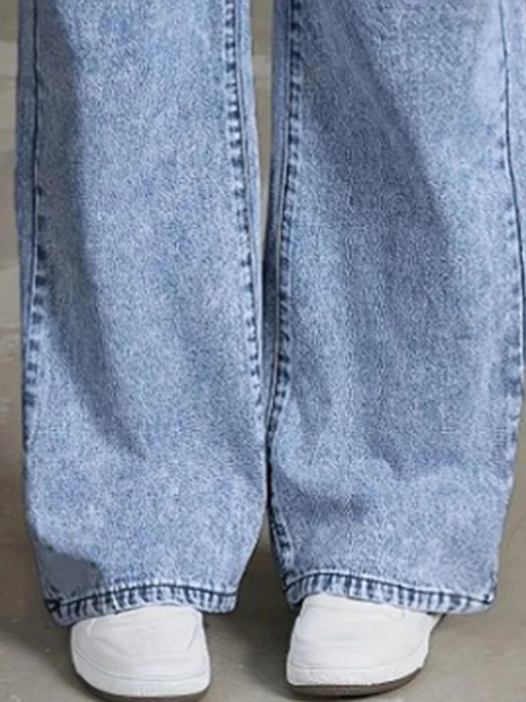 Jean Large Brodé Nœud Liora