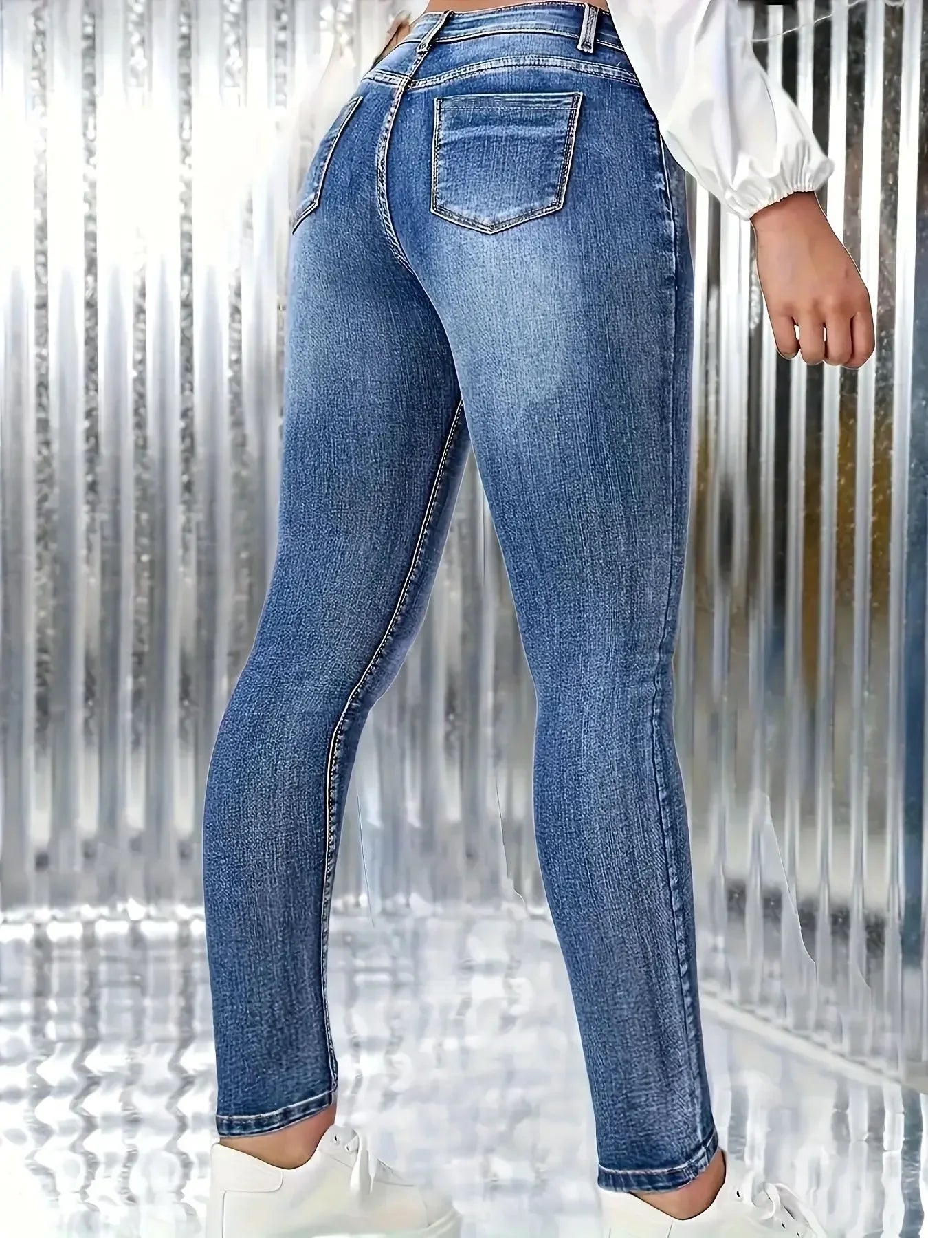 Jean Skinny Taille Haute Elara
