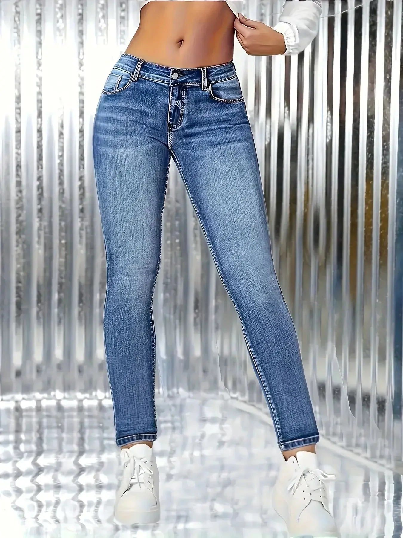 Jean Skinny Taille Haute Elara