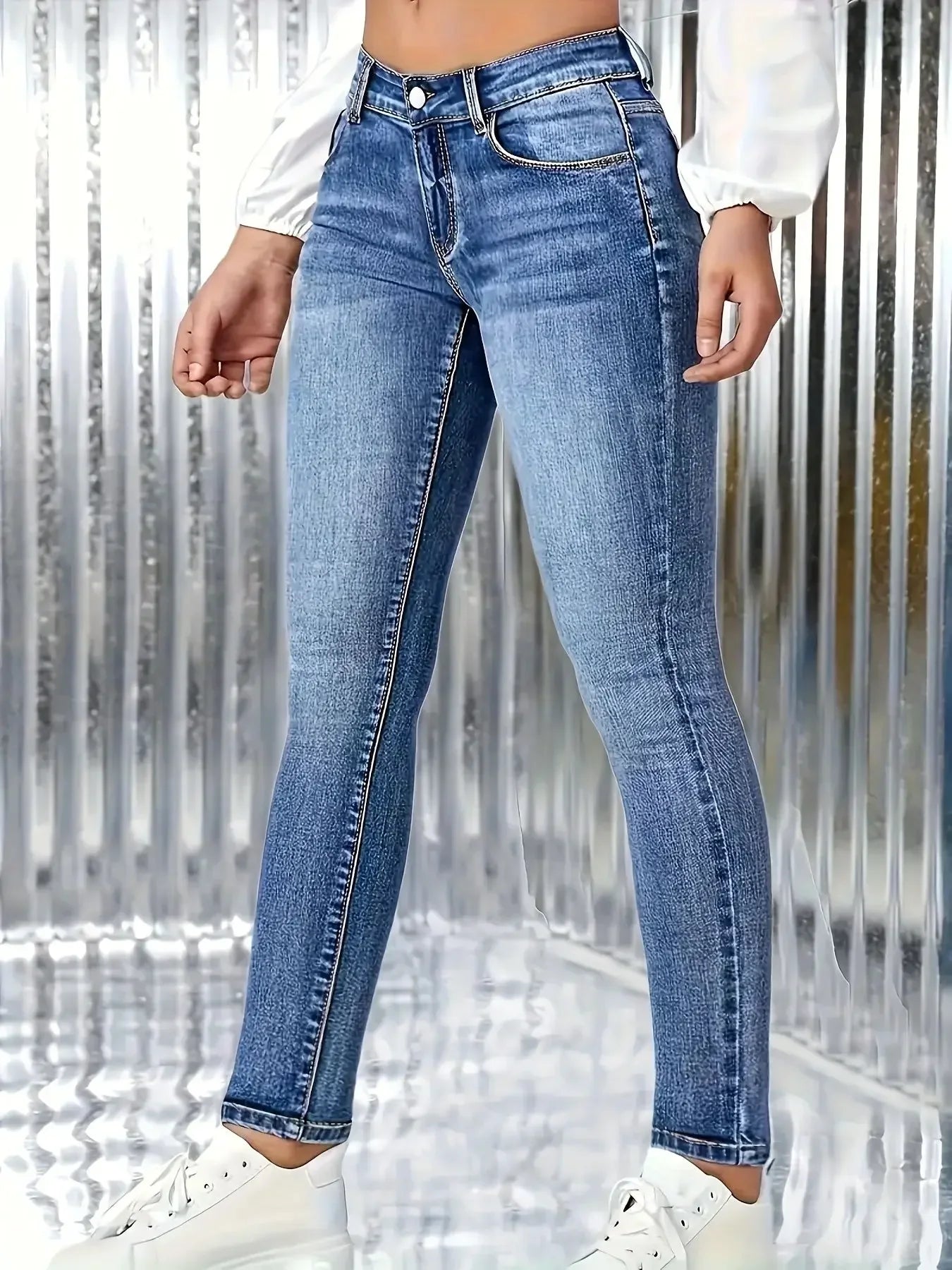 Jean Skinny Taille Haute Elara