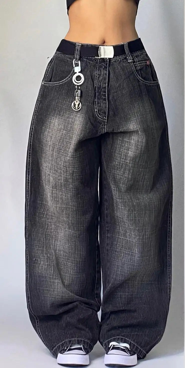 Jean Large Baggy Taille Basse Vintage Mila