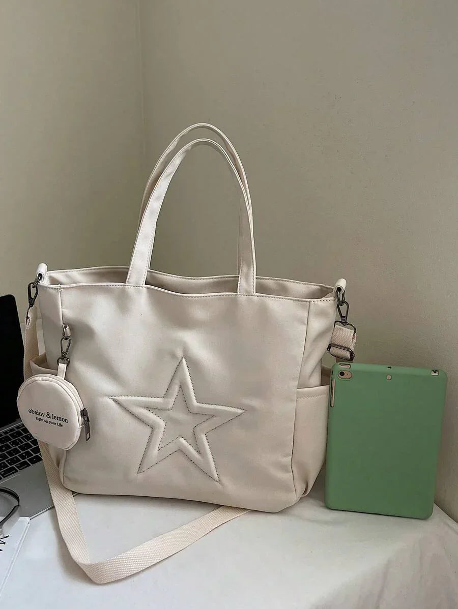 sac cabas en cuir beige pour femme contenance interieur taille sac avec affaire et ordinateur
