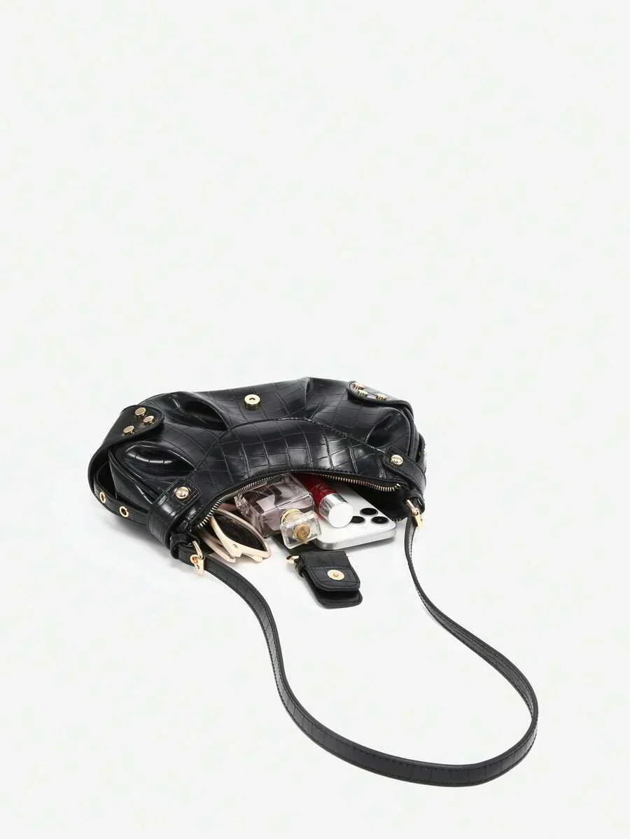 sac en Simili Cuir a bandouliere pour femme noir affaire femme