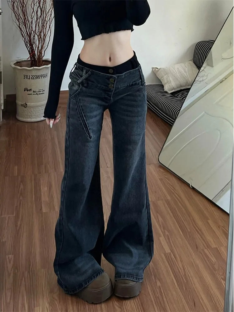 Jean Micro-Évasé Washed Sierra