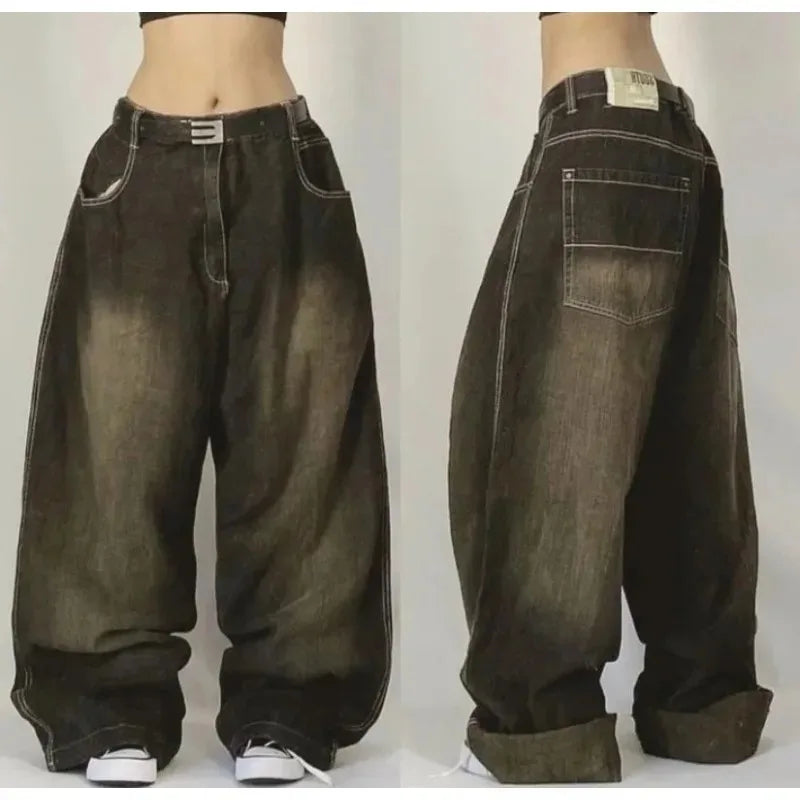 Jean Large Baggy Light-Wash Vintage Sora